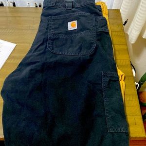 Slightly used black Carhartt shorts, only worn a couple of times. No flaws.